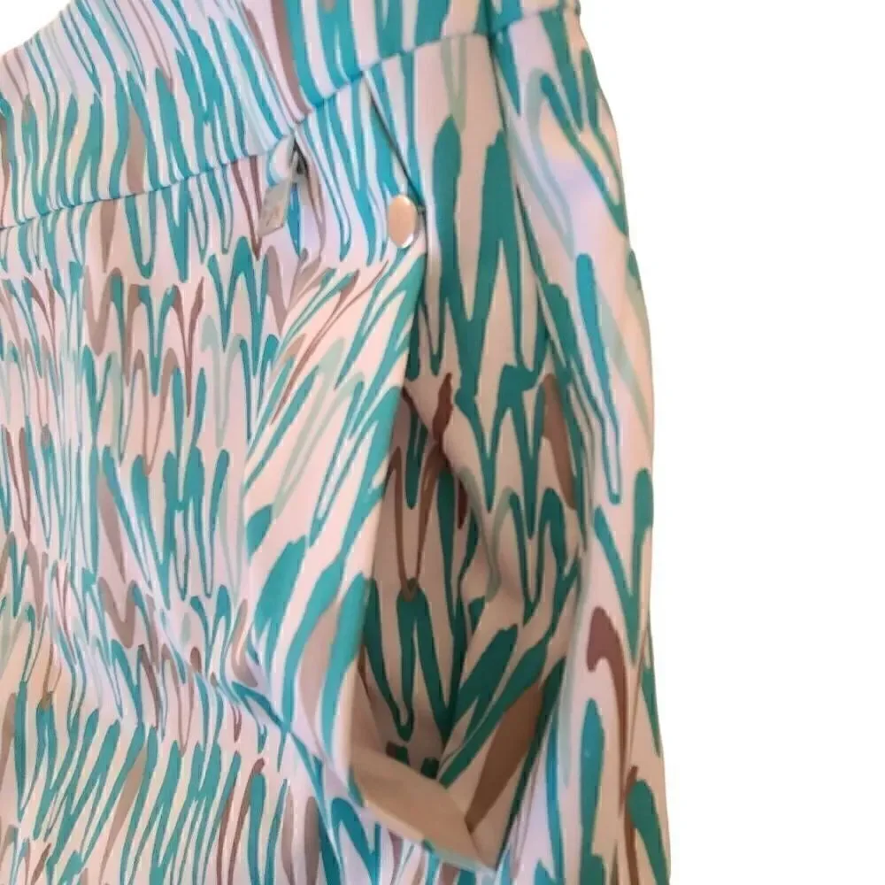 Cutter & Buck Womens CB Dry Tec Print Golf Skort Size 8